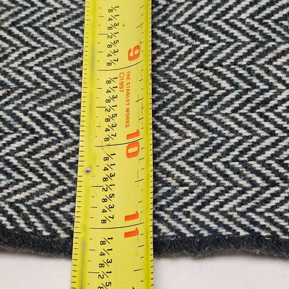 100% Lambswool Wool Unisex Men Women Herringbone FOXFORD Scarf Made in Ireland - Picture 9 of 9